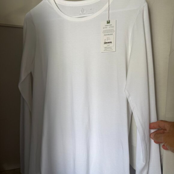 TASC NOLA Long Sleeve T-Shirt BRAND NEW! size medium WHITE - Picture 7 of 14